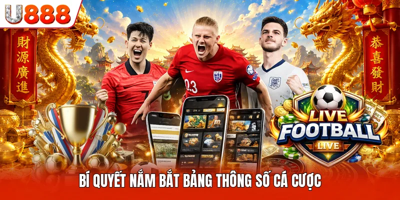 Kèo Châu Âu U888 - Các Phương Pháp Giải Mã Bảng Vị Cực Hay Bí quyết nắm bắt bảng thông số cá cược